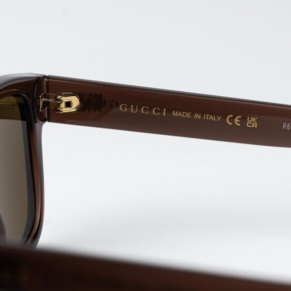 Gucci Women Sunglasses Brown Square GG1583S 004 NEW AUTHENTIC